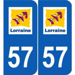 Département 57 Moselle ancien logo région lorraine