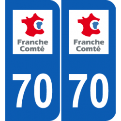Département 70 Haute Saône ancien logo franche comté