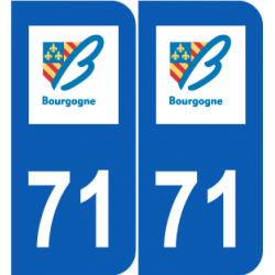 Département 71 Saône et Loire ancien logo région bourgogne