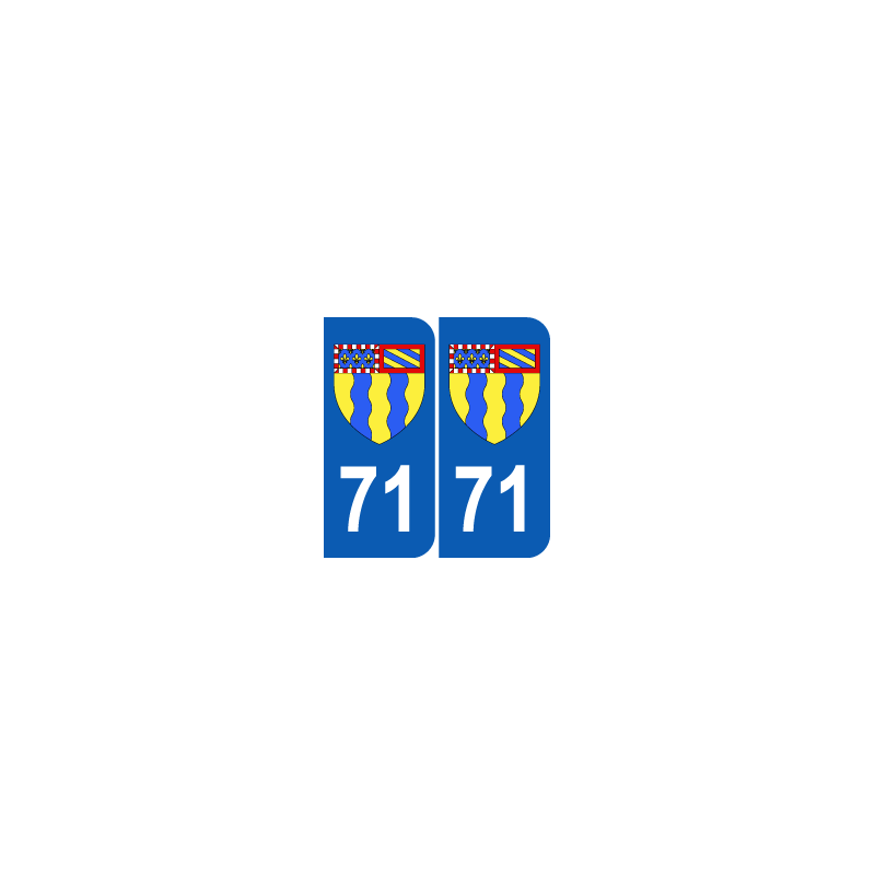 Département 71 Saône et Loire blason logo région bourgogne Département 71 Saône et Loire blason logo région bourgogne