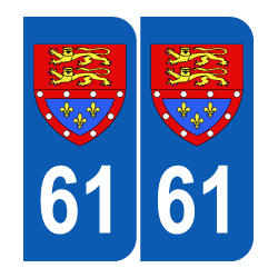 Département 61 Orne blason logo basse normandie