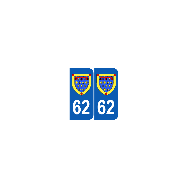 Département 62 Pas de Calais blason logo Département 62 Pas de Calais blason logo