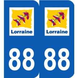 Département 88 Vosges ancien logo région lorraine