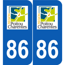 Département 86 Vienne ancien logo poitou charentes