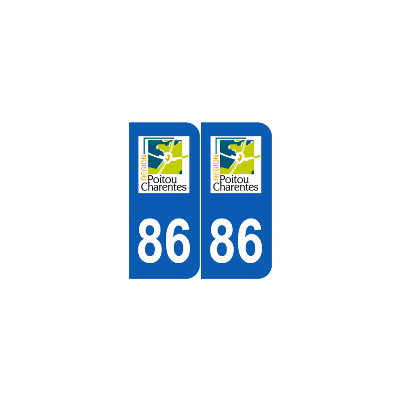 Département 86 Vienne ancien logo poitou charentes
