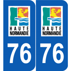 Département 76 Seine Maritime ancien logo haute normandie