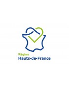 Sticker pour plaque d'immatriculation région Hauts de France.