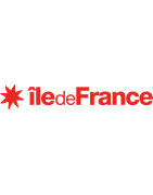 Sticker pour plaque d'immatriculation région département Île de France