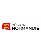 Sticker pour plaque d'immatriculation région et département Normandie.