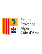 Sticker plaque d'immatriculation région Provence Alpes Côte d'Azur